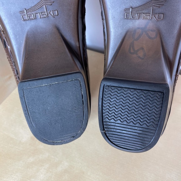 Dansko Black Hailey Clogs Style Size 40EU US 10 - Picture 10 of 12